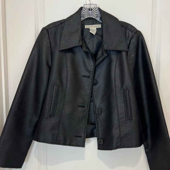 Requirements Sz 6 polyester waist blazer jacket holiday loganlook parties travel - Picture 1 of 9